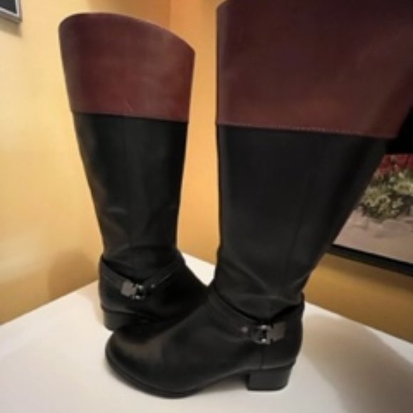 High Top Riding style Boot with Boot Shaper - Picture 2 of 3